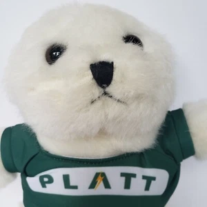 "Camiseta de peluche plana oso blanco promoción publicidad juguete de peluche muñeca 10" - Imagen 1 de 8
