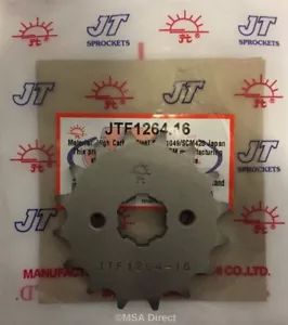 JT 16 Tooth Steel FRONT Sprocket Fits HONDA CBF125 (2009 to 2014) - Picture 1 of 2