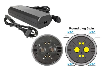 POWERSMART Ladegerät Li-Ion 36V 4A Rosenberger 19381/19382/19383 Alber Xion/Lin Bus