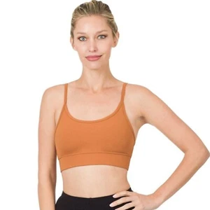 Zenana Women's Sport Bra Padded - Picture 1 of 14