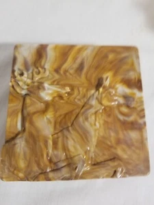 Vintage 30er Jahre Art Deco Bakelit marmoriert Hirsch & Hengst Hickok Zigarette Valet Box - Bild 1 von 12