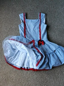 Spanish Romany girls dress age 12 years smocked party designer American - Picture 1 of 7