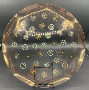 Dorothy Thorpe Glama Atomic Starburst Iridiscente Volantes Borde Cuenco MCM! - Imagen 1 de 7