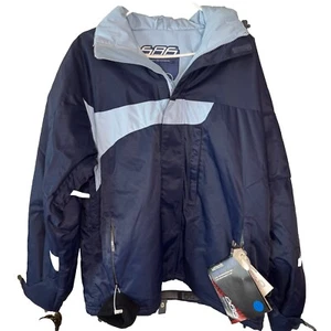NWT 686 Women’s Serene Insulated Navy Blue/Baby Blue Jackets Size Large - Picture 1 of 8