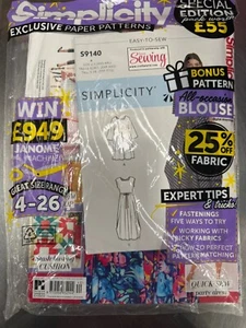 Love Sewing magazine #140 2024 Special Simplicity Edition. Exclusive patterns - Picture 1 of 1