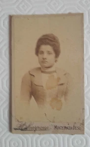 FOTO D'EPOCA - DONNA " U. SCARPONI " MACERATA-JESI FINE 800 - Picture 1 of 1