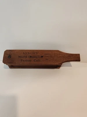 Lynch's Campeón del Mundo Turquía Llamador de 3 Agujeros 1958 Modelo 102 Caja Llamar Liberty Miss Foto 1 de 4