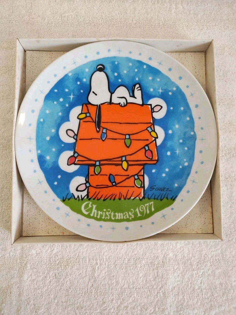 Peanuts Christmas Plate In Schmid Collectibles for sale | eBay