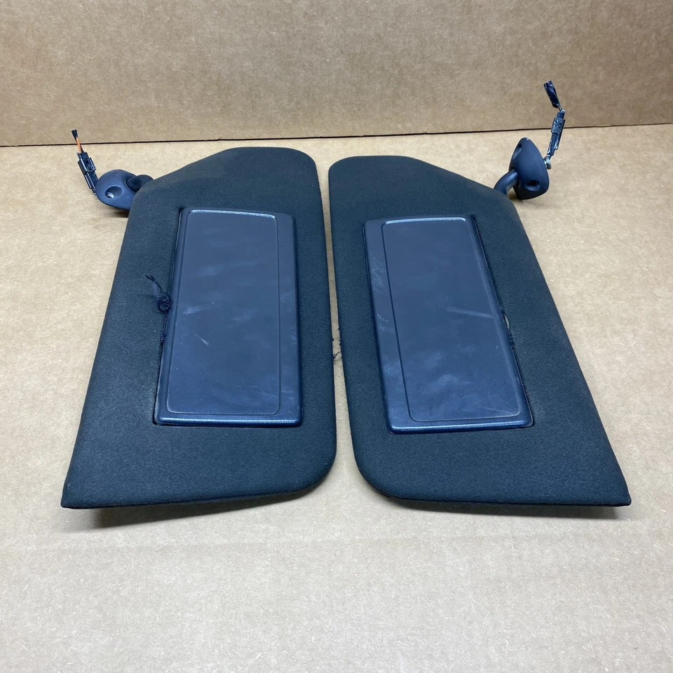 1988-1994 CHEVY BLAZER S10 GMC Jimmy Driver Pass conjunto de viseira solar preto iluminado - Imagem 1 de 4