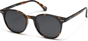 Small round Classic Polarized Sunglasses for Women Men Vintage Style UV400 Lens - Picture 1 of 12