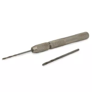 Trapano manuale in metallo miniatura per legno e pelle - Foto 1 di 2