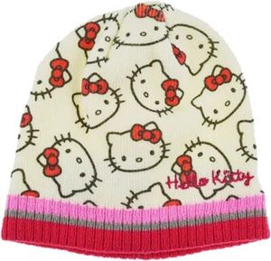 Girls Hello Kitty Beanie Hat Age 1-3 Years - Picture 1 of 1