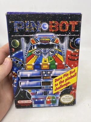Pin-Bot(Nintendo NES 1990) CIB Complete in box, W/ Manual Insert Ships Fast - Image 1 of 4