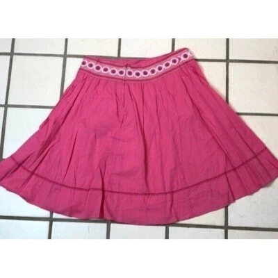 Falda Axcess Liz Claiborne Coral Algodón Bordado Cintura Talla 10 Foto 1 de 4