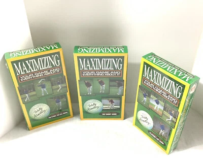 Maximizing Your Game And Everything About It Wally Armstrong Volume 1-3 VHS Lot - Image 1 of 4