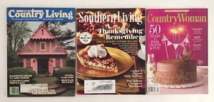 Mixed Lot 3 - Country Living 1988 - Country Woman - 2020 - Southern Living 2017 - Picture 1 of 7