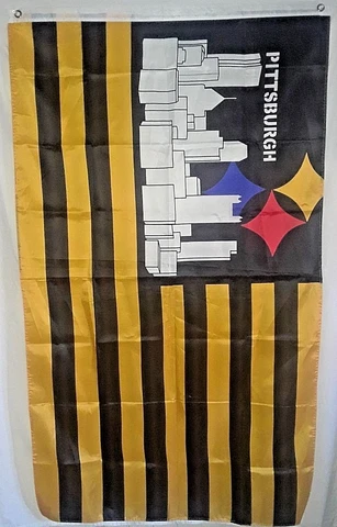 Pittsburgh  Steelers Flag Large 5 x 3 Cover