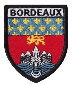 Patche écusson Bordeaux Bordelais ville badge patch thermocollant brodé - Imagen 1 de 7