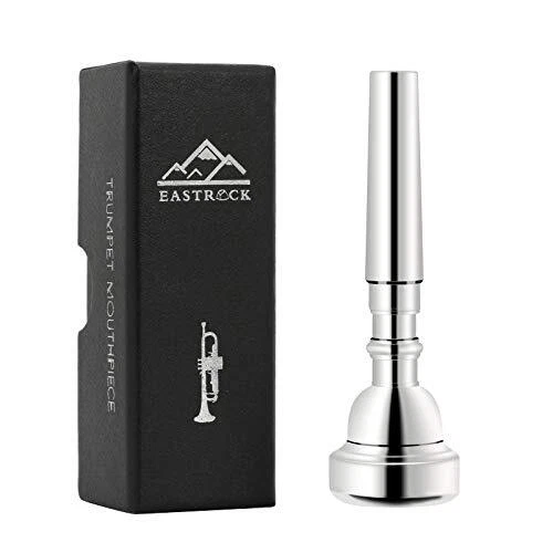 EastRock 3C Trumpet Mouthpiece Silver Plated Bb Trompeta Mouthpiece Trumpet I...