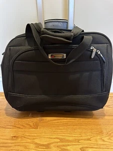 DELSEY Wheeled Crew Tote Carry On Business Computer Bag Travel Case Luggage - Picture 1 of 8
