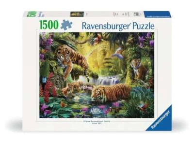 Ravensburger Erwachsenenpuzzle 1500 Teile - Idylle am Wasserloch