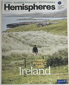 United Airlines Hemispheres Magazine February 2024 - Three Perfect Days Ireland - Picture 1 of 3