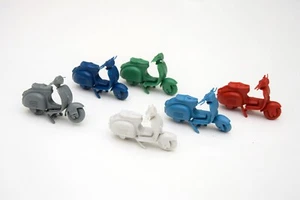 LOTE MONTAPLEX VESPAS COLORES - MOTO SCOOTER - MOTOCICLETA VESPA - AÑOS 60 - Imagen 1 de 4