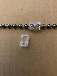 10 Pack x Roller Blind Clear Child Safety Breakaway Chain Connectors - Picture 1 of 4