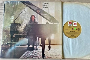 CAROLE KING MUSIC LP A&M/ODE RECORDS (1971) A1 B1 EX +INSERT POP UK - Imagen 1 de 7