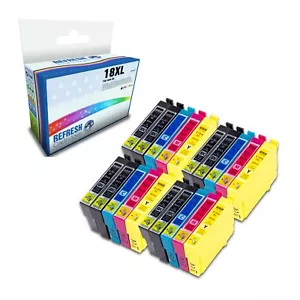Refresh Cartridges Saver Value Pack 20x 18XL Ink Compatible With Epson Printers - Picture 1 of 6