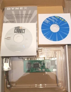 Dynex DX-E101 Desktop 10/100 Ethernet PCI Adapter - NEW FACTORY SEALED - Picture 1 of 8