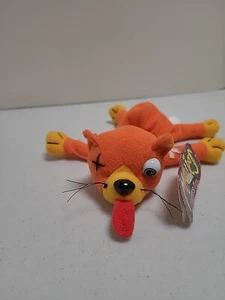 Vintage 1997 Meanies Serie 1 Splat The Road Kill Katze Plüsch Beanie mit Etikett - Bild 1 von 6