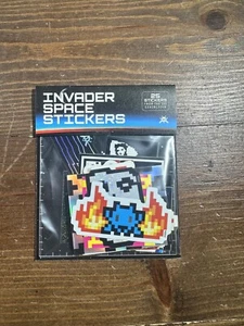 Space Invader Official Vinyl Art Stickers Set Of 25 Pack From ISS Exhibition - Picture 1 of 7
