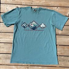 Vintage 90s Nova Scotia Halifax Blue Nose Boat Single Stitch T-Shirt Large