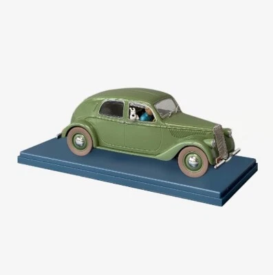 Figurina auto HERGE TINTIN THE LANCIA APRILIA #44 1/24 merce autentica - Immagine 1 di 4
