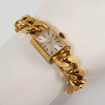 Pedre 17 Jewel Vintage Women's Wrist Watch Gold Plate Link Band WORKING - Image 1 of 4
