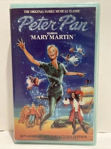 Peter Pan VHS 30th Anniversary Collector's Edition Mary Martin Platinum Series - Picture 1 of 4