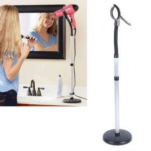 Soporte para secador de pelo desmontable manos libres 360° montaje vertical para secador de pelo - Imagen 1 de 12
