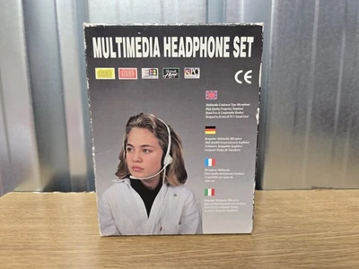 Rare Vintage Headphone Set - Working - Vintage Rare Complete with Manual - Bild 1 von 4