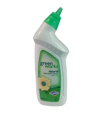 Green Works Natural Toilet Bowl Cleaner 24 Oz Original Scent Clorox Rare - Image 1 of 4