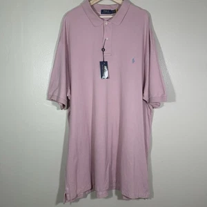 Polo Ralph Lauren Manga Corta Polo Calce Clásico Rosa - 3XLT - Imagen 1 de 9