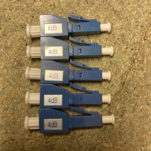 5Pcs Fiber Optic Attenuator 4dB LC/UPC, Single Mode Male-Female Fiber Attenuator - Photo 1/1