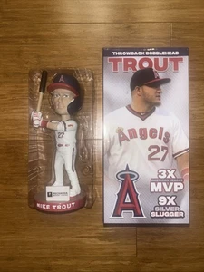 Mike Trout Los Angeles Angels Throwback Bobblehead 7/27/24 Stadium Giveaway SGA - Picture 1 of 2