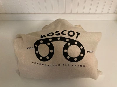 Bolso de Mano MOSCOT Lino Celebrando 110 Años 14” Ancho x 15” Alto Nuevo Foto 1 de 4