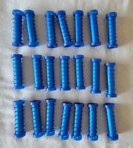 Remington Tight Curls Full Set 21 Replacement Curlers Blue Hot Rollers Wax Core - Picture 1 of 2