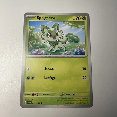 Sprigatito 013/198 Pokemon TCG: SV01 Scarlet & Violet Base Set - Regular - Image 1 of 2
