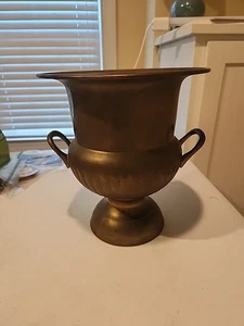 Vintage 10" Messing Urne Pflanzgefäß Champaign Kühler - Bild 1 von 10