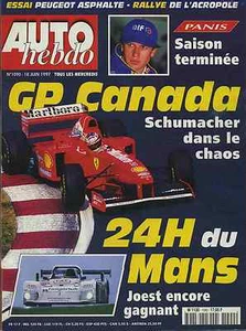 AUTO HEBDO Nr. 1090 18.06.1997 GP KANADA 24h du MANS ACROPOLE - Bild 1 von 1