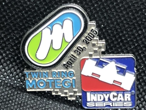2005 IndyCar Twin Ring Motegi Pin Indy April 30 Dan Wheldon Japan Andretti Green Cover