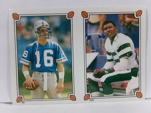 1987 Topps Album Stickers Wesley Walker Chuck Long #229-80 Rookie RC - Picture 1 of 2